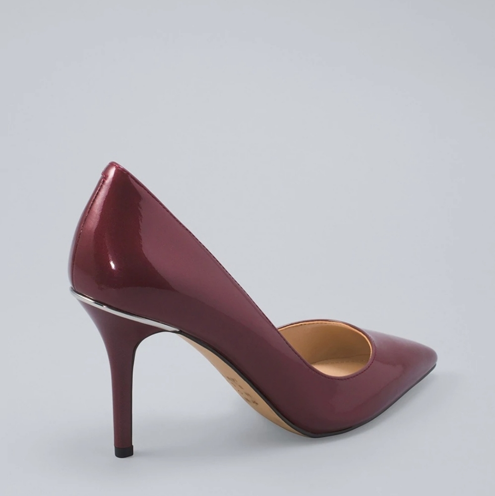 BNWOT - WHBM  ELLA Patent Pumps